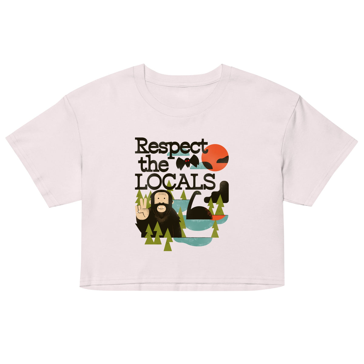 Respect The Locals Women's Crop Tee