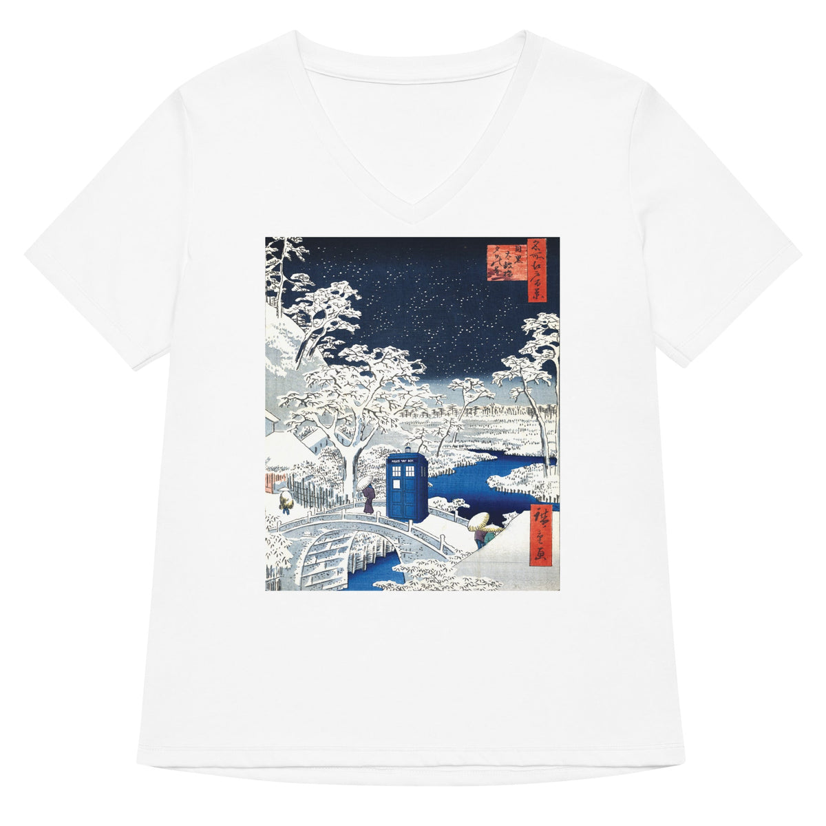Snow Bridge Women's V-Neck Tee