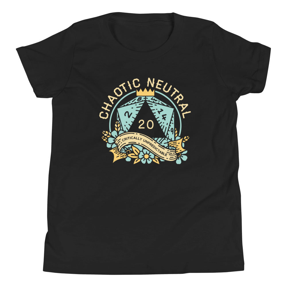 Chaotic Neutral Kid's Youth Tee