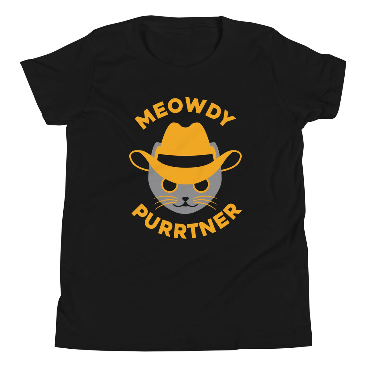 Meowdy Purrtner Kid's Youth Tee
