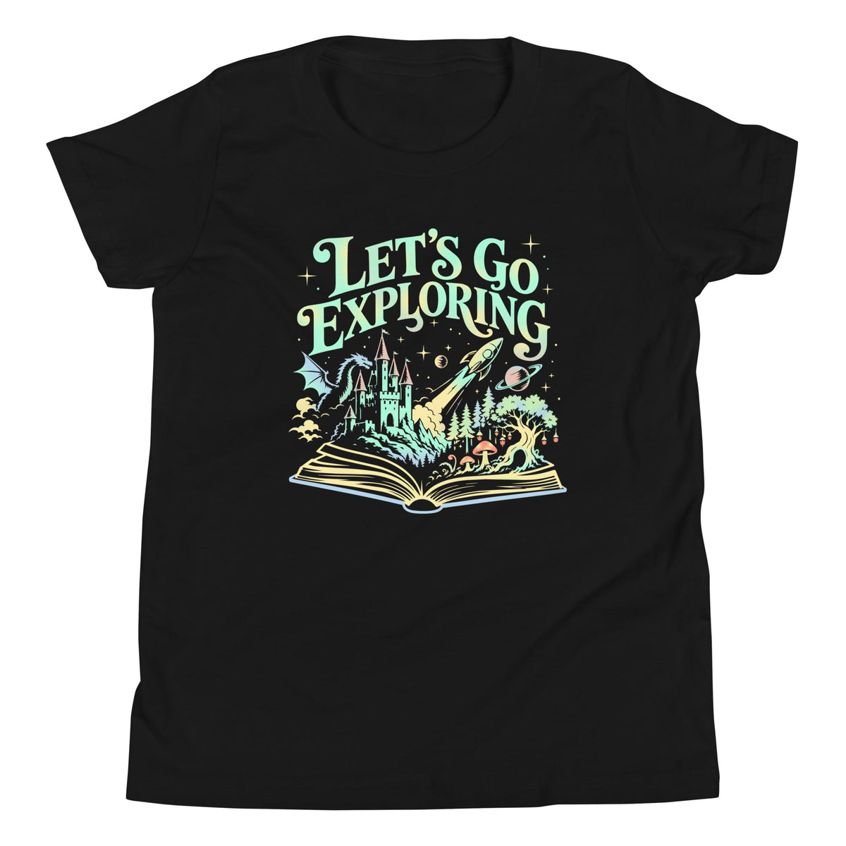 Let's Go Exploring Kid's Youth Tee