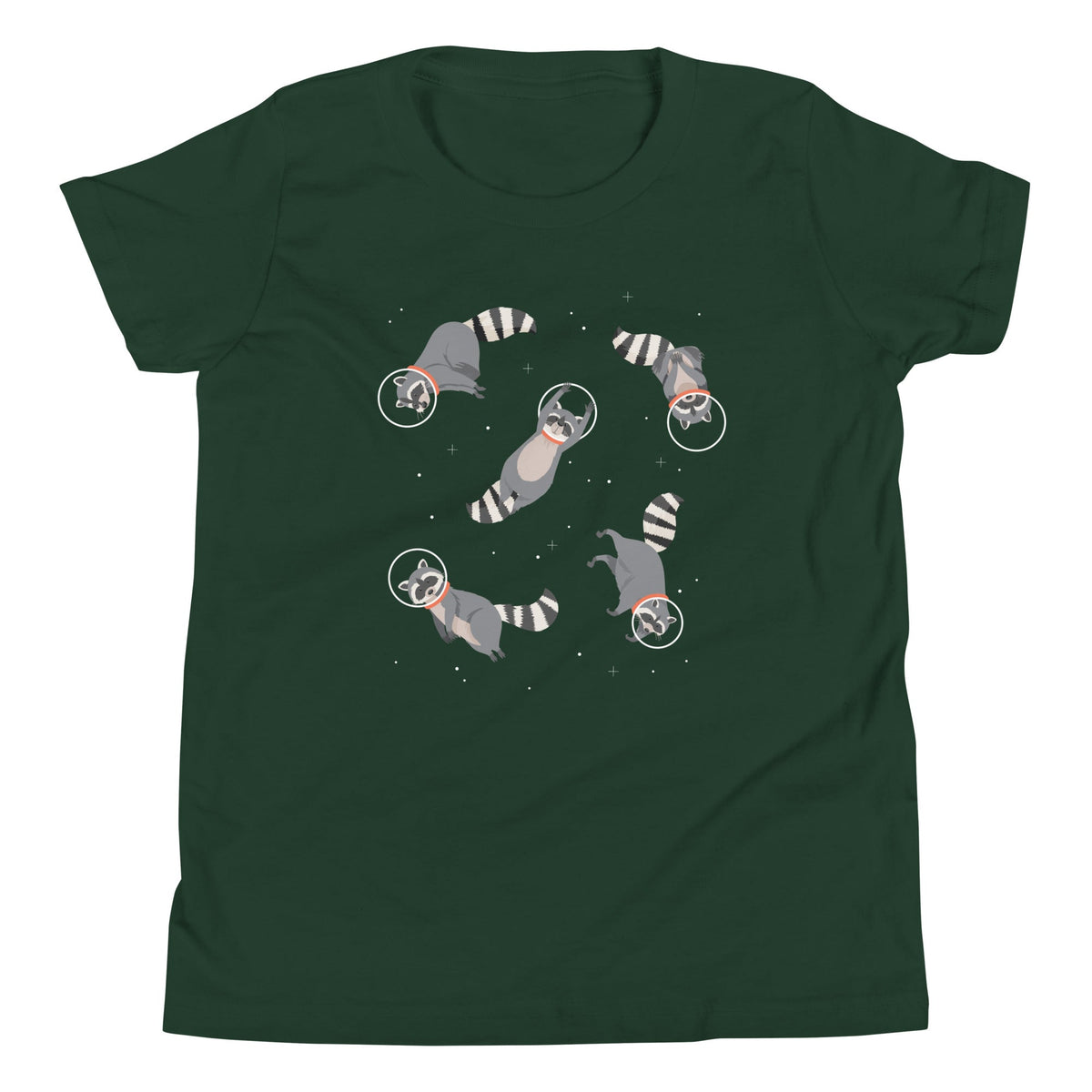Raccoons In Space Kid's Youth Tee