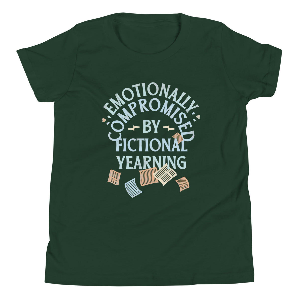 Emotionally Compromised By Fictional Yearning Kid's Youth Tee