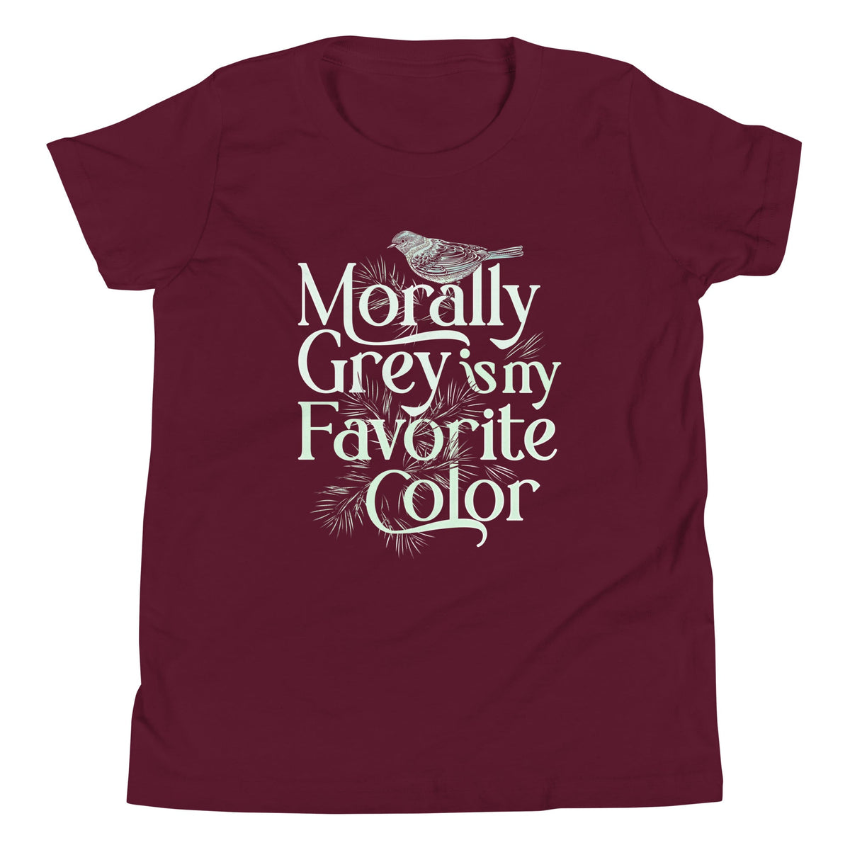 Morally Grey Is My Favorite Color Kid's Youth Tee