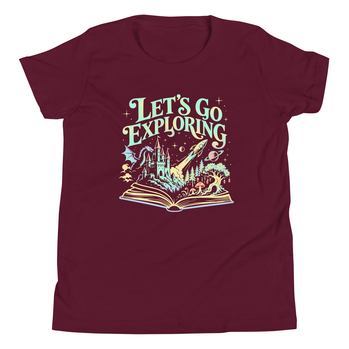 Let's Go Exploring Kid's Youth Tee