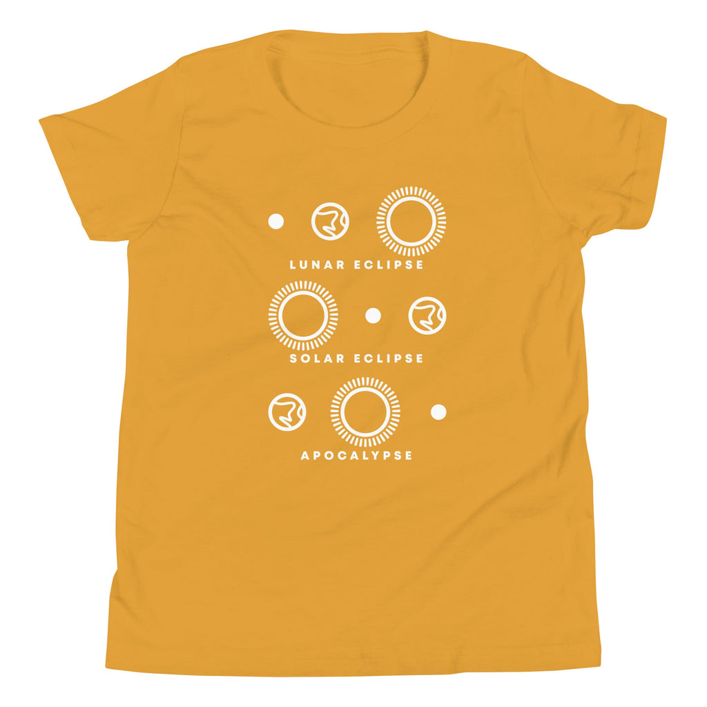 Lunar Eclipse Solar Eclipse Apocalypse Kid's Youth Tee
